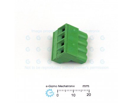 Buchanan Male Pluggable Screw Terminal Block 16A 5.08mm Pitch 4P 796634-4