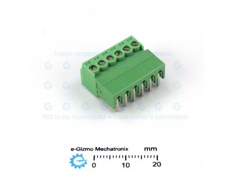 Plugabble PCB Screw Terminal  MC1,5/6-ST-3,5 M/F 6 poles 8A 3.5mm Pitch