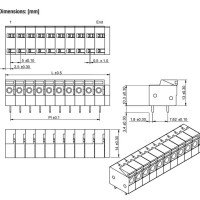 Wurth Elektronik 2-pole 5mm Screwless Horizontal Entry PCB Terminal
