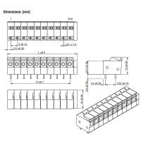 Wurth Elektronik 2-pole 5mm Screwless Horizontal Entry PCB Terminal
