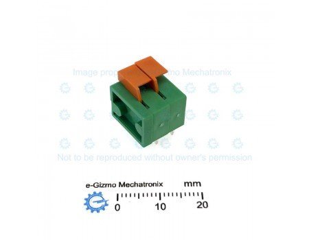 Wurth Elektronik 2-pole 5mm Screwless Horizontal Entry PCB Terminal