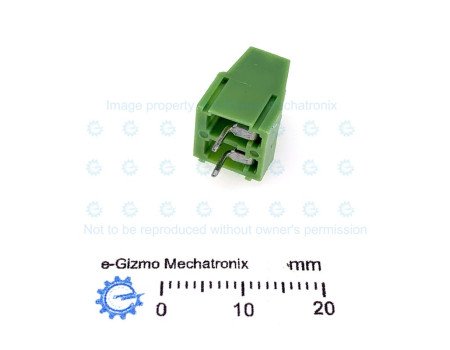 MF128-2 2 pole Screw Terminal Connector PCB Mounting 10A 5mm Pitch