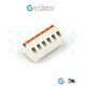 CTL 6-pole Screwless Terminal Block PC Solderable 10A