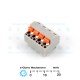 Teilbar 625 4-pole Screwless Terminal PC Solderable 10A