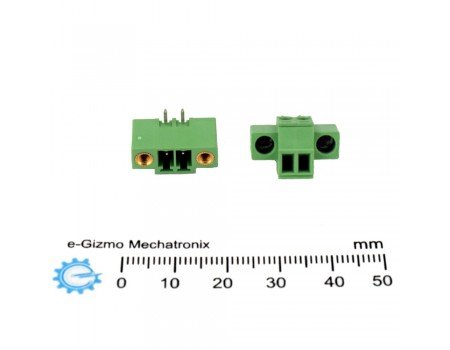 2-pole  Dinkle Pluggable Screw Terminal Connector