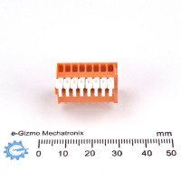 WAGO-234-512-8 TPCB erminal Block 8 Pole 16 Pins Push Release 4A 2,54mm