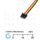 3-pole 1.5mm pitch Wafer Cable Female JST Connector Black