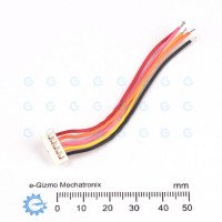 5-pole 2.0mm pitch Wafer Cable Female JST Connector Black