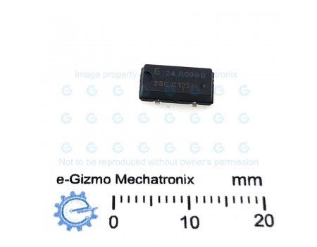 24.000000 MHz Crystal Oscillator 3.3VDC SG-8002JC SC SMD
