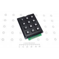 12 keys 4x3 numeric keypad