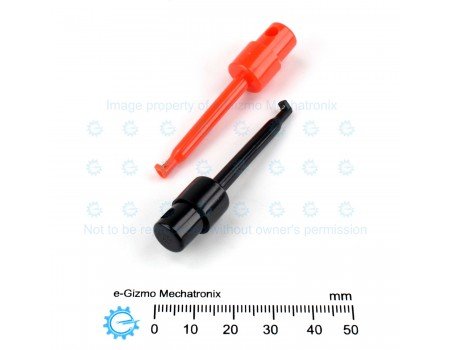 Grabber Clip Pair 56mm Large ( Black & Red )