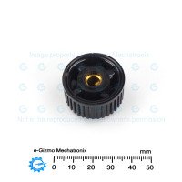 General Purpose Heavy Duty Bakelite Knob d32mm x 6.5 I.D.