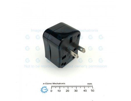 Three piece Travel Universal Plug Adapter with Case