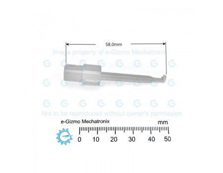 Grabber Hook Test Clip 58mm Black Grabber Hook Test Clip 58mm Black