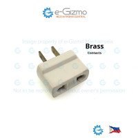 Kopez EU to US Round to Flat Plug Coversion Adapter KM 2017