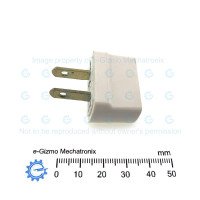 Kopez EU to US Round to Flat Plug Coversion Adapter KM 2017 Kopez EU to US Round to Flat Plug Coversion Adapter KM 2017