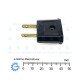 VDE (Round Europlug) to US Flat Plug Coversion Adapter 6A VDE (Round Europlug) to US Flat Plug Coversion Adapter 6A