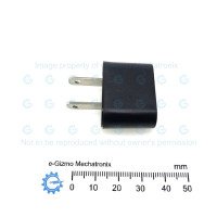 VDE (Round Europlug) to US Flat Plug Coversion Adapter 6A Yasaki VDE (Round Europlug) to US Flat Plug Coversion Adapter 6A Yasaki