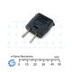 VDE (Round Europlug) to US Flat Plug Coversion Adapter 6A SMK VDE (Round Europlug) to US Flat Plug Coversion Adapter 6A SMK