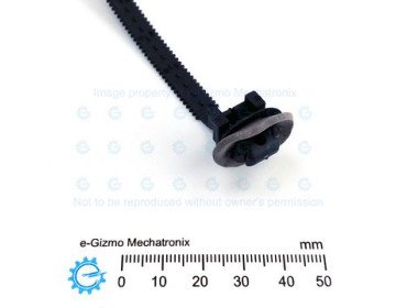 Automotive Car Cable tie 8W x 140L with Retainer Clip