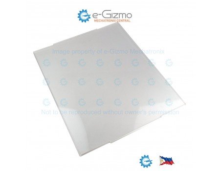 Extruded Acrylic 388W x 309L x 6T mm Clear with Diffuser Side AC6