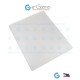 Extruded Acrylic 349W x 278L x 8T mm Clear with Diffuser Side AC8