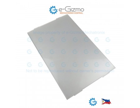 Extruded Acrylic 423W x 264L x 6T mm Clear with Diffuser Side AC13