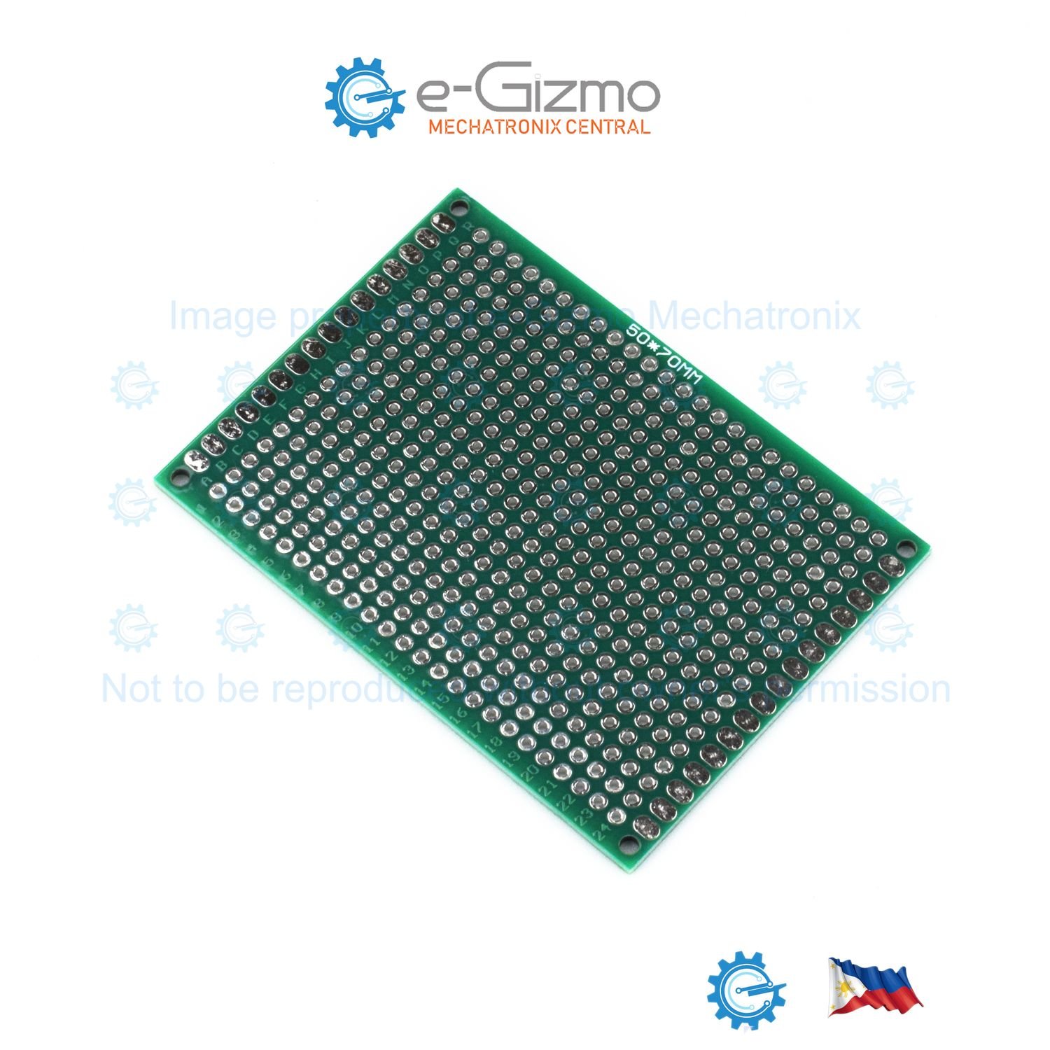 10 PCS Double Sided Prototype PCB Breadboard 5x7 Cm - Tinned Universal Circuit Board For DIY Electronics
