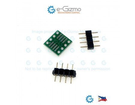 SOIC-SSOP to DIP Adapter 8-Pin 300mils with Header Pins SOIC-SSOP to DIP Adapter 8-Pin 300mils with Header Pins