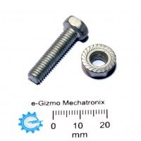 Hex Bolt & Nut M6x25