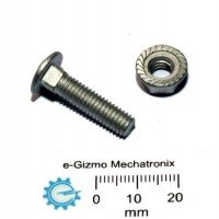 Carriage Bolt & Nut m6x30