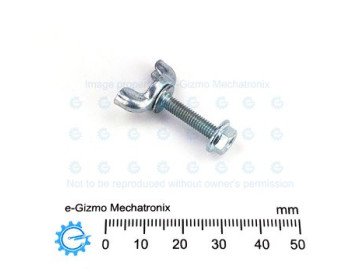 Butterfly Wing Bolt M4x20mm with M4 Flanged Nut