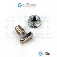 M8 x 15.5mm T Bolt and Nut for Linear Rail Aluminum Profile EU40