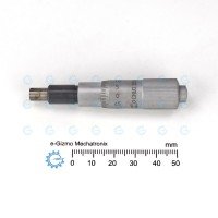 Chuo Seiki Micrometer Head 0-15mm [Surplus] Flat Tip