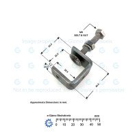 Heavy Duty Stainless Steel U/C Adjustable Clamp Heavy Duty Stainless Steel U/C Adjustable Clamp