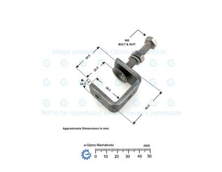 Heavy Duty Stainless Steel U/C Adjustable Clamp