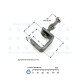 Heavy Duty Stainless Steel U/C Adjustable Clamp
