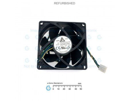 Delta  80x80mm 12VDC 0.51A 4000RPM Fan 4-wires Speed Out & PWM In AFB0812SH