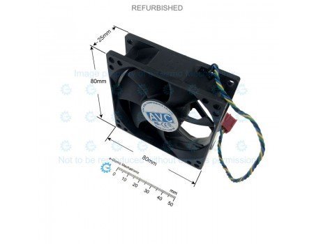 AVC 80x80mm 12VDC 0.7A 4600RPM Axial Fan 4-wires Speed Out & PWM In DS08025T12U