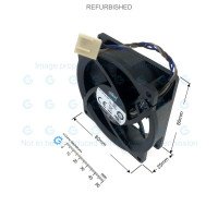 Cooler Master 80x80mm 12VDC 0.5A 4200RPM Fan 4-wires Speed Out & PWM In