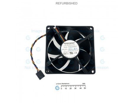 Foxconn  92x92mm 12VDC 0.6A 4000RPM Fan 4-wires Speed Out & PWM In PV903212PSPF