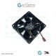 Sunon  80x80mm 12VDC 0.13A 3300RPM Fan 3-wires Speed Out EE80201S1