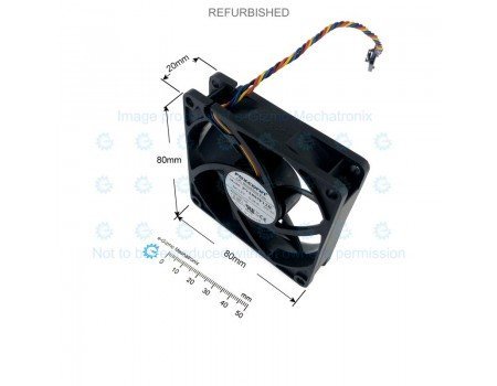 Foxconn 80x80mm 12VDC 0.36A 4200RPM Fan 4-wires Speed Out & PWM In PVA080F12H