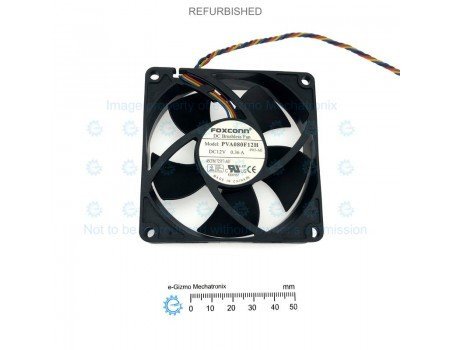 Foxconn 80x80mm 12VDC 0.36A 4200RPM Fan 4-wires Speed Out & PWM In PVA080F12H