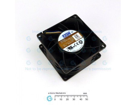AVC 80x80mm DYTB0838B2G Server Fan 12V 4.5A 54W High Power PWM Control Speed Out