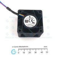 Delta 40x40mm FFB0412UHN-BC2E Server Fan 12V 23,000RPM PWM Control and Speed Out Delta 40x40mm FFB0412UHN-BC2E Server Fan 12V 23,000RPM PWM Control and Speed Out