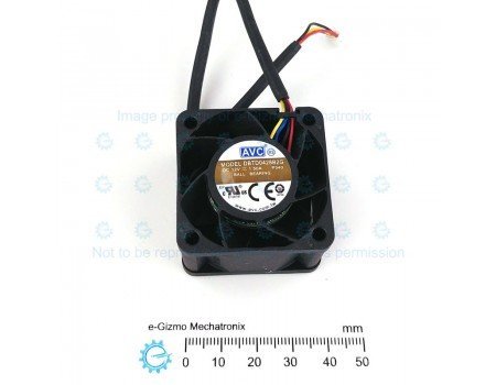 AVC DBTD0428B2G 40mm 12V 18W Server Axial Fan 4-wire PWM Speed Control & Monitor