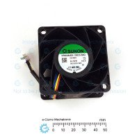 Sunon PF-60384BX 60mm 48V 34.52W Axial Fan 4-wire PWM Speed Control & Monitor Sunon PF-60384BX 60mm 48V 34.52W Axial Fan 4-wire PWM Speed Control & Monitor