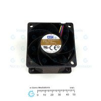 AVC DBTA0638B8SP135 60mm 48V 32.6W Server Fan 4-wire PWM Speed Control & Monitor