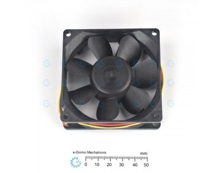 Sanyo Denki San Cooler 80x80x25mm 12V Fan with Stall Sensor UL TUV CSA